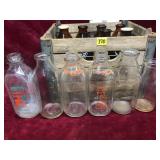 Crate of Milk Bottles
