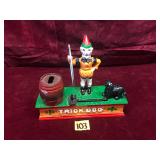 Cast Iron Mechanical Coin Bank