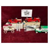 Fire Truck Models and Car Banks