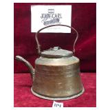 Primitive Finger Jointed Brass Kettle