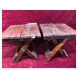 Small Wooden Tray Tables