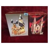 Hand Painted Porcelain Village Peices