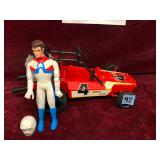 Ideal Toys Race Car and Driver