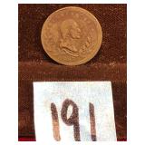COIN:  1863 Civil War Token