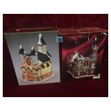 Handpainted Porcelain Village Pieces