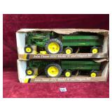 John Deer 1934 Model A Tractor Sets, 2 ea