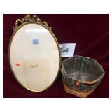 Bubble Frame and Longaberger Basket