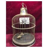 Vintage Brass Bird Cage