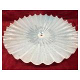 Scalloped Glass Ceiling Shade