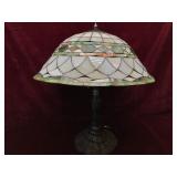 Stained Glass Metal Table Lamp