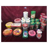 Various Hershey Candy Tins