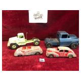 Vintage Hubley & Marx Metal Toy Cars