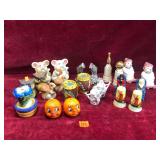 Various Vintage Salt & Pepper Shakers