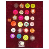 Various World Wide Poker Chips