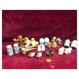 Various Vintage Salt & Pepper Shakers