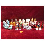 Various Vintage Salt & Pepper Shakers