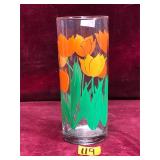 Vintage Tulip Glass Juice Glass