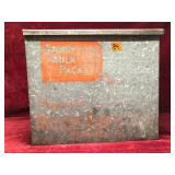 Hershey Estates Galvanized Milk Cooler