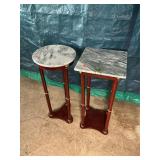 Pair of Marble Top Tables