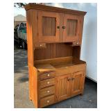 Two Pc. Antique Dry Sink/Hutch