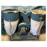 Reliant industrial-style dual-bag dust collector