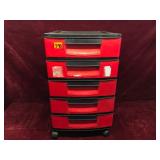 Plastic Rolling Storage Drawers