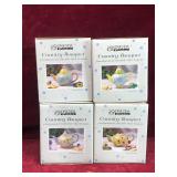 Oneida Country Bouquet Mini Teapots