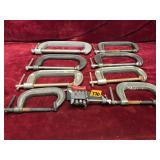 C-Clamp & Vise Lot