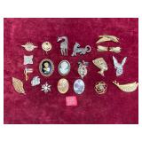 Costume Jewelry Broaches