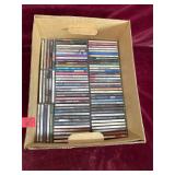 Box of Various Music CDs