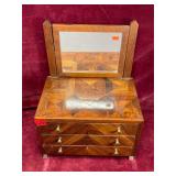 MCM Inlaid Wood, Jewelry Box