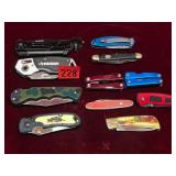 Lot of Pocket Knives