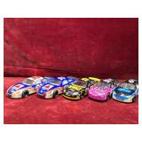 Various Die-Cast Collectible Racing Cars