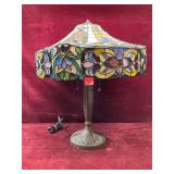 Tiffany Style Stained Glass Electric Table Lamp