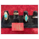 Sterling Silver Rings, Various SIzes