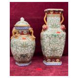 Vintage Decorative Chinese Made Vase & Urn