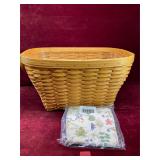 Longaberger Basket and Liner