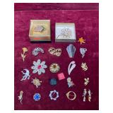 Costume Jewelry, Vintage Broaches