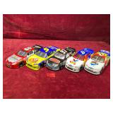 Various Die-Cast Collectible Racing Cars