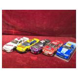 Various Die-Cast Collectible Racing Cars