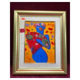 ART:  Peter Max, "Fan Dancer"