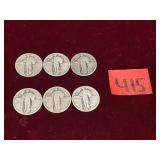 Standing Liberty Silver Quarters
