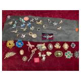 Costume Jewelry Broaches