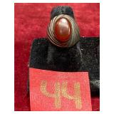 Sterling Silver Ring, With Stone, Size 7