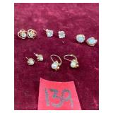 14K Gold Post Earrings