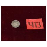 1897 Barber Dime