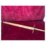 Vintage Sword with Leather Cover