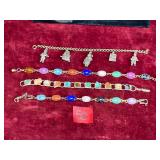 Various Costume Jewelry Bracelets