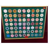 Collectable Casino Chips & Frame