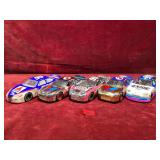 Various Die-Cast Collectible Racing Cars